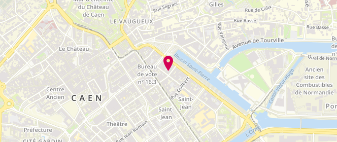 Plan de Boucherie Marcel, 19 Rue de l'Engannerie, 14000 Caen
