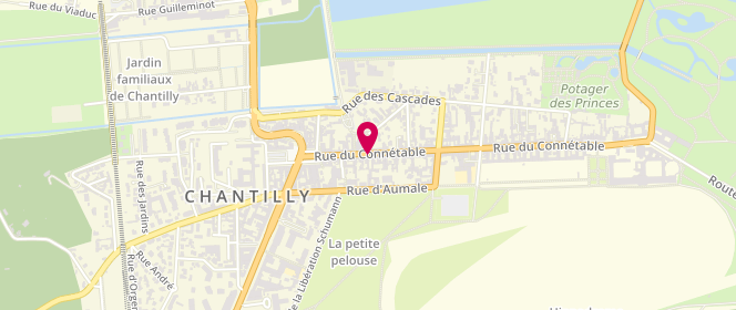 Plan de Au Charolais du Centre, 105 Rue Connétable, 60500 Chantilly