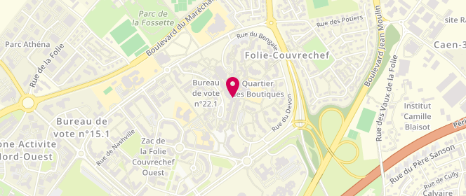 Plan de Coop-Saveurs, Maxiviande 35 Rue Boutiques, 14000 Caen