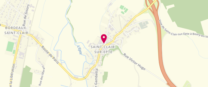 Plan de Boucherie du Village, 9 place Rollon, 95770 Saint-Clair-sur-Epte
