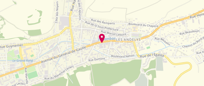 Plan de Boucherie Gabanou, 33 place Nicolas Poussin, 27700 Les Andelys