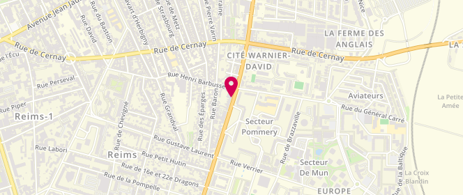 Plan de Boucherie Marhaba, 50 Boulevard Pommery, 51100 Reims