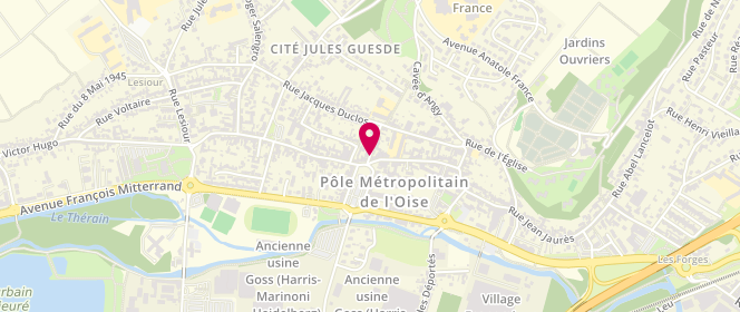 Plan de Boucherie du Centre (Insijam), 63 Rue Jean Jaurès, 60160 Montataire