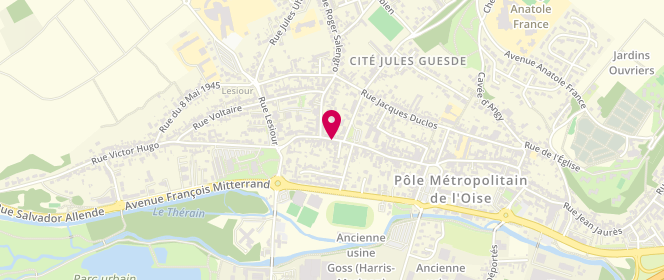 Plan de Boucherie LEFEBVRE Eric, 24 Rue de la République, 60160 Montataire