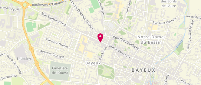 Plan de Boucherie du Bessin, 23 Rue Saint-Patrice, 14400 Bayeux