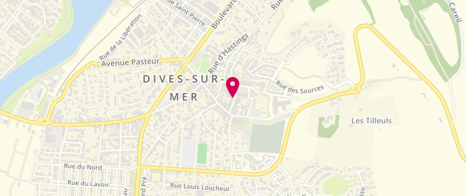 Plan de Boucherie des Halles Divaise, 15 Rue Paul Canta, 14160 Dives-sur-Mer