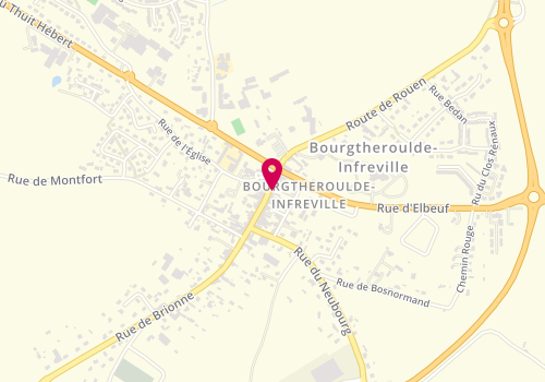 Plan de Boucherie Coral, 59 Grande Rue, 27520 Grand-Bourgtheroulde