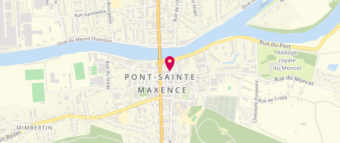 Plan de La Ferme Picarde, 3 Place du Marché au Blé, 60700 Pont-Sainte-Maxence