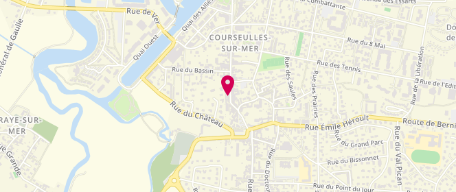 Plan de Boucherie Courseullaise, 31 Rue de la Mer, 14470 Courseulles-sur-Mer