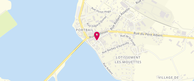 Plan de DUBOST Ludovic, 22 Rue Philippe Lebel, 50580 Portbail