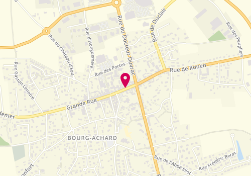 Plan de Charcuterie Demarest, 68 Grande Rue, 27310 Bourg-Achard