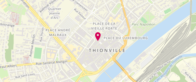 Plan de Boucherie Charcuterie Traiteur NOSAL, 30 Rue de l'Ancien Hôpital, 57100 Thionville