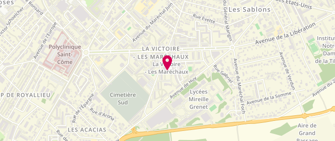 Plan de Boucherie de la Victoire, 10 Rue de Normandie, 60200 Compiègne