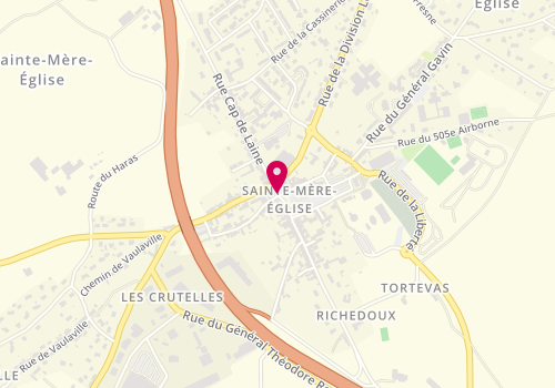 Plan de Boucherie D. Laurent, 51 Rue du General de Gaulle, 50480 Sainte-Mère-Église