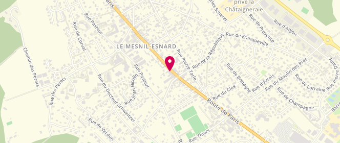 Plan de Boucherie Charcuterie Fresnay Yohan, 81 Route de Paris, 76240 Le Mesnil-Esnard