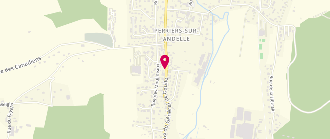Plan de Boucherie Drouet, 72 Rue du General de Gaulle, 27910 Perriers-sur-Andelle