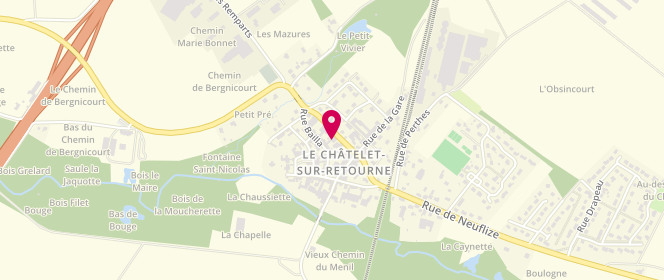 Plan de L'Aire à Grange, Le
7 Rue des Remparts, 08300 Le Châtelet-sur-Retourne