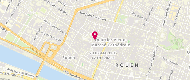 Plan de Boucheries des Halles, 23/25 Rue Rollon, 76000 Rouen