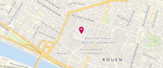 Plan de Boucherie du Marché, place du Vieux Marché Halette N.3, 76000 Rouen