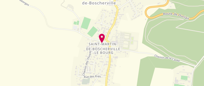 Plan de GROULT Frédéric, 6 place de l'Abbaye, 76840 Saint-Martin-de-Boscherville