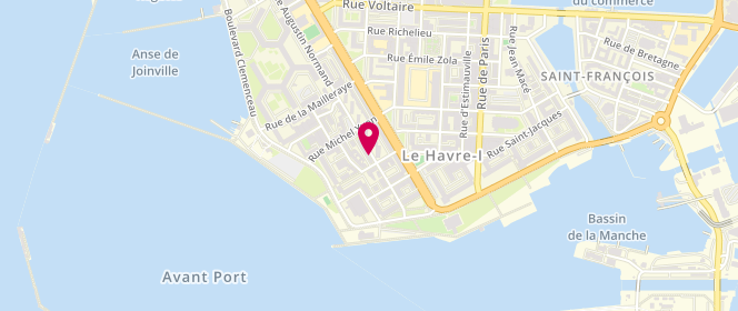 Plan de Boucherie du Perrey, 31 Rue Augustin Normand, 76600 Le Havre