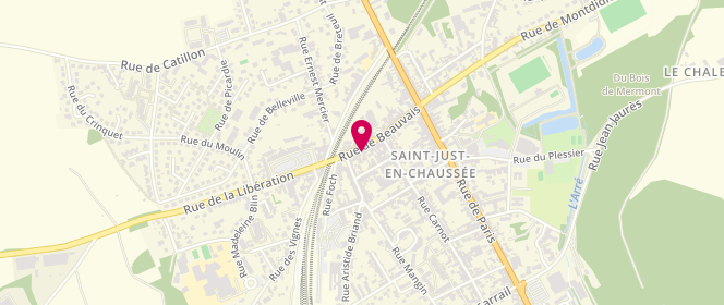 Plan de Boucherie côte d'Or, 43 Rue de Beauvais, 60130 Saint-Just-en-Chaussée