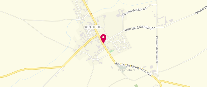 Plan de La Boucherie du Canton, 1 Route du Mont Sauveur, 76780 Argueil