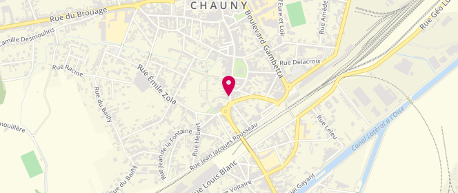 Plan de Boucherie Longuet, 32 Rue de la Chaussée, 02300 Chauny