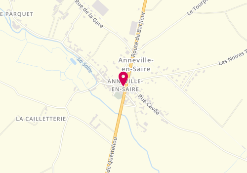 Plan de Boucherie d'Anneville en Saire, 1 Rue de l'Église, 50760 Anneville-en-Saire