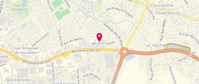 Plan de Point Viande Heuzé, 800 Rue des Métiers, 50110 Tourlaville