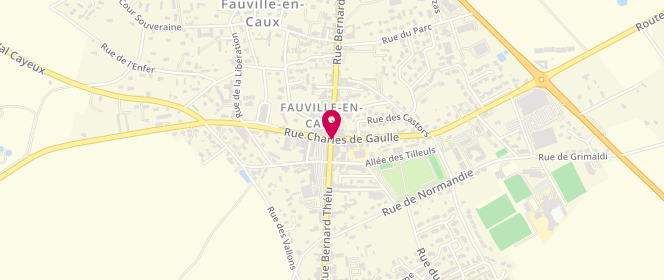 Plan de SARL Guerard, 785 Rue Bernard Thélu, 76640 Fauville-en-Caux
