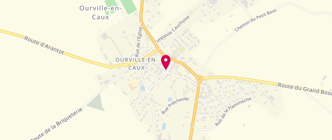 Plan de Boucherie Chez Audrey et David, place Jean Lepicard, 76450 Ourville-en-Caux