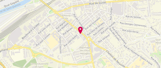 Plan de Boucherie Petit Chevaline, 112 Rue du Général Leclerc, 02100 Saint-Quentin