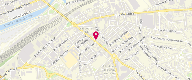 Plan de Boucherie du Faubourg d'Isle, 141 Rue du Général Leclerc, 02100 Saint-Quentin