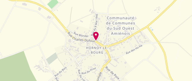 Plan de Boucherie du Coin, 14 Rue Charles Dufour, 80640 Hornoy-le-Bourg