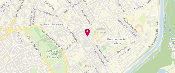 Plan de Au Pied de Cochon, 24 Rue de Bellevue, 02100 Saint-Quentin