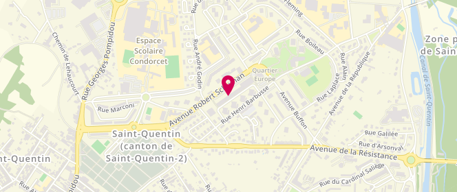 Plan de Boucherie du Marché, 52 avenue Robert Schuman, 02100 Saint-Quentin