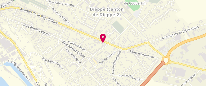 Plan de Boucherie M Chaumont, 148 avenue de la République, 76370 Dieppe