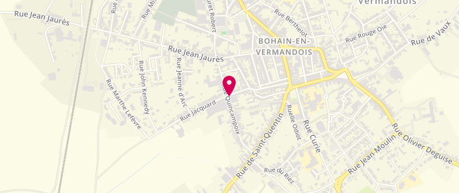 Plan de La Boucherie Pour Tous, 41 Rue Quincampoix, 02110 Bohain-en-Vermandois
