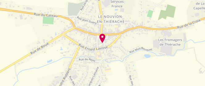 Plan de Boucherie Nuttens, 4 Rue Caudron, 02170 Le Nouvion-en-Thiérache