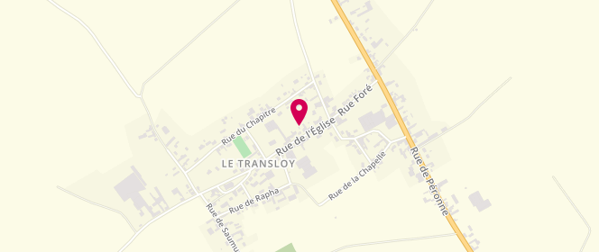Plan de Boucherie Courbet, 25 Rue de l'Église, 62450 Le Transloy