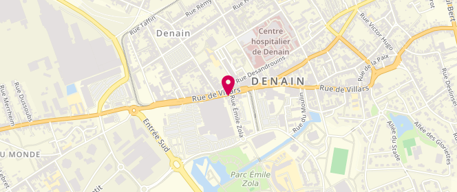 Plan de Boucherie de la Paix, 84 Rue de Villars, 59220 Denain
