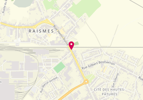 Plan de Boucherie-Charcuterie Lagache, 61 Rue Henri Durre, 59590 Raismes