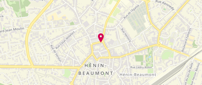 Plan de Drapier, 98 place de la République, 62110 Hénin-Beaumont