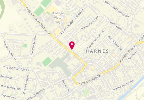 Plan de Le Pré du Boeuf, 35 avenue Barbusse, 62440 Harnes