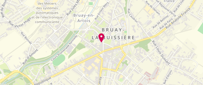 Plan de Au Charolais - Boucherie / Traiteur d'Exception, 81 Rue Arthur Lamendin, 62700 Bruay-la-Buissière