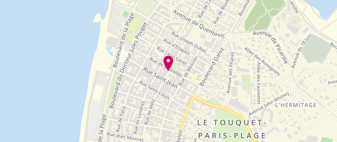 Plan de Boucherie des Quatre Saisons, 52 Rue de Metz, 62520 Le Touquet-Paris-Plage