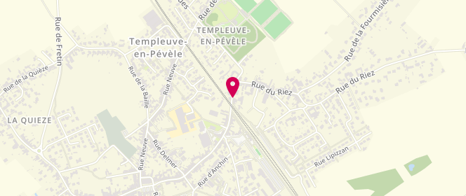 Plan de Boucherie Thibaut, 74 Rue de Roubaix, 59242 Templeuve-en-Pévèle