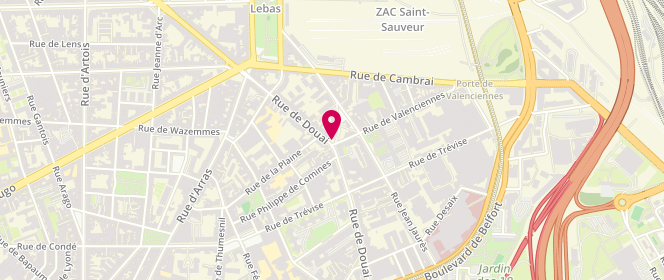 Plan de Lil'boucherie, 75 Rue de Douai, 59000 Lille