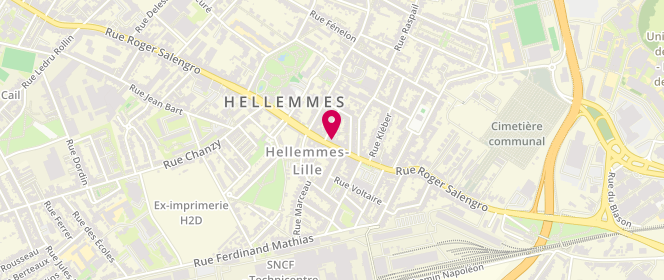 Plan de Boucherie EL FETH 7j/7 Hellemmes (l'Étal de viandes), 225 Rue Roger Salengro, 59800 Lille